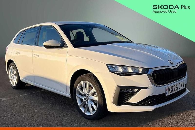 Used Skoda Scala SE L 150 HP (110 kW) 2025 White Hatchback