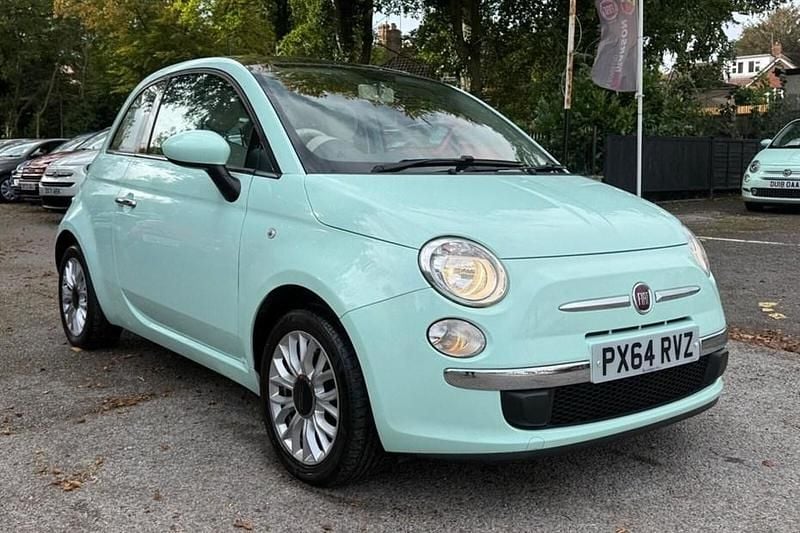 Green Used 2014 Fiat 500 Lounge Hatchback | £5,350 (Fair price) - Image 1/1