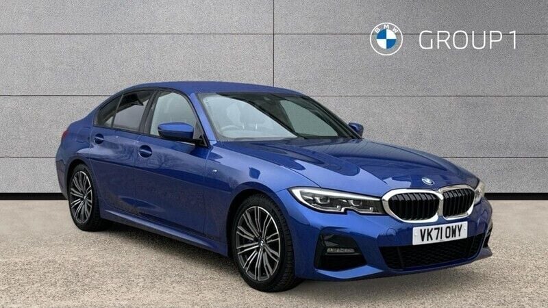 Blue Used 2021 BMW 330 M Sport Sedan | £24,495 (Good price) - Image 1/4