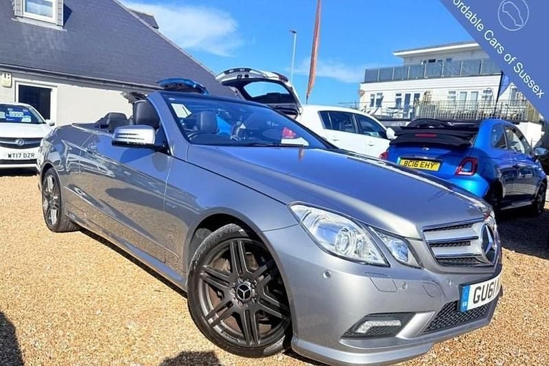 Used Mercedes E250 2011 Silver Cabriolet