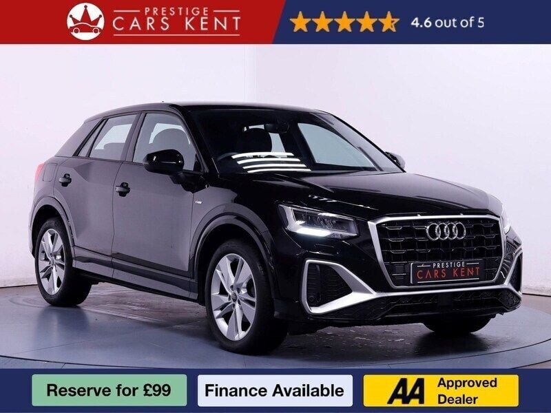Black Used 2022 Audi Q2 S-Line SUV | £24,373 (Fair price) - Image 1/4
