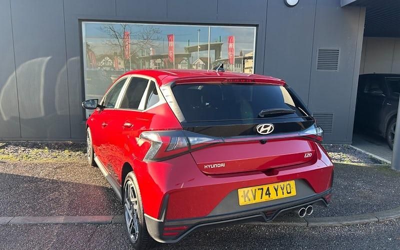 Used Hyundai i20 N Line 101 HP (74 kW) 2024 Dragon red Hatchback