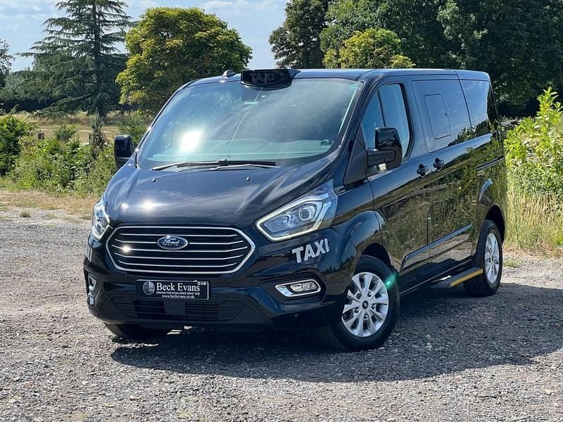 Black Used 2021 Ford Tourneo Custom Titanium Sedan | £24,163 (Super price) - Image 1/3