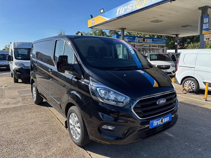Black Used 2022 Ford Transit Custom Limited Van | £16,750 (Fair price) - Image 1/3