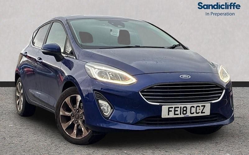 Blue Used 2020 Ford Fiesta Titanium Hatchback | £7,406 (Good price) - Image 1/4