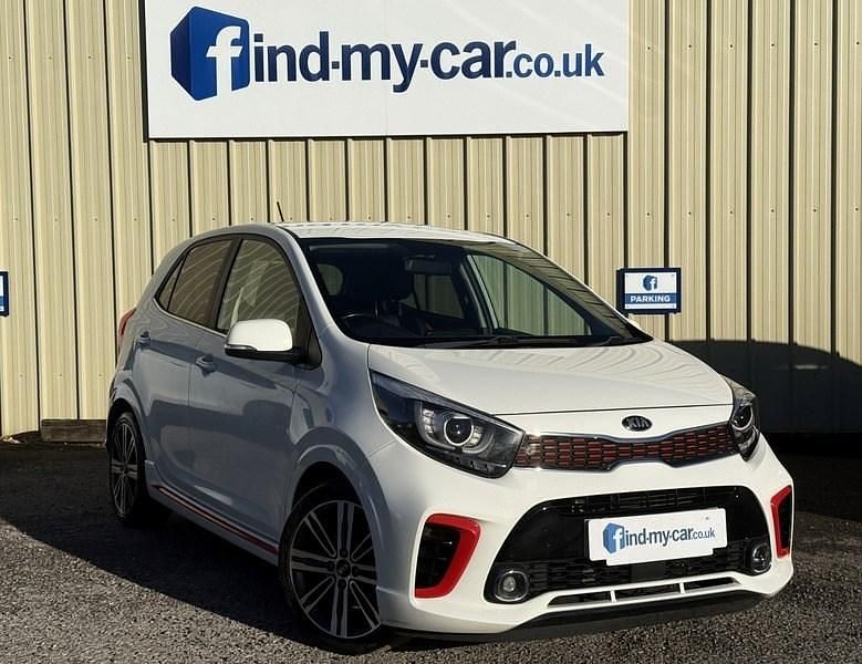 White Used 2017 Kia Picanto GT-Line Hatchback | £8,499 (A bit pricey) - Image 1/2