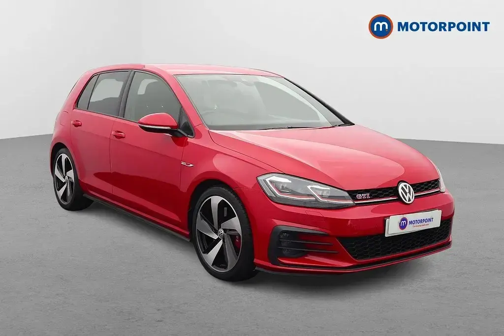 Begagnad VW Golf VII GTI 2019 Röd Halvkombi