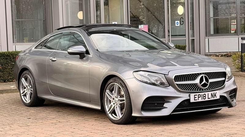 Grey Used 2018 Mercedes E220 AMG Line Premium Plus Coupe | £16,650 (Fair price) - Image 1/4