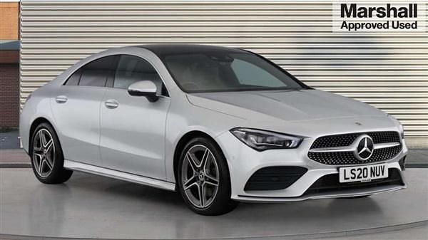 Silver Used 2020 Mercedes CLA200 AMG Line Premium Plus Coupe | £21,050 (Fair price) - Image 1/4