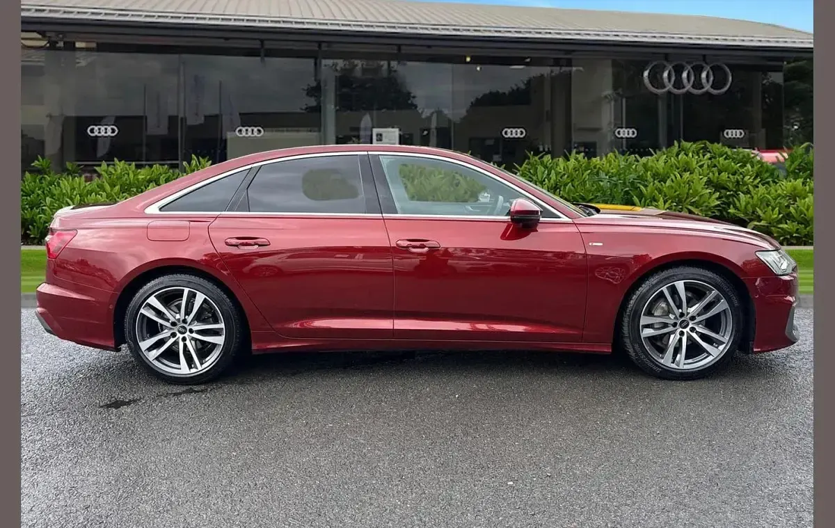 Used Audi A6 S-Line 204 HP (150 kW) 2024 Red Sedan