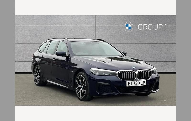 Used BMW 530e M Sport 292 HP (214 kW) 2023 Blue Estate