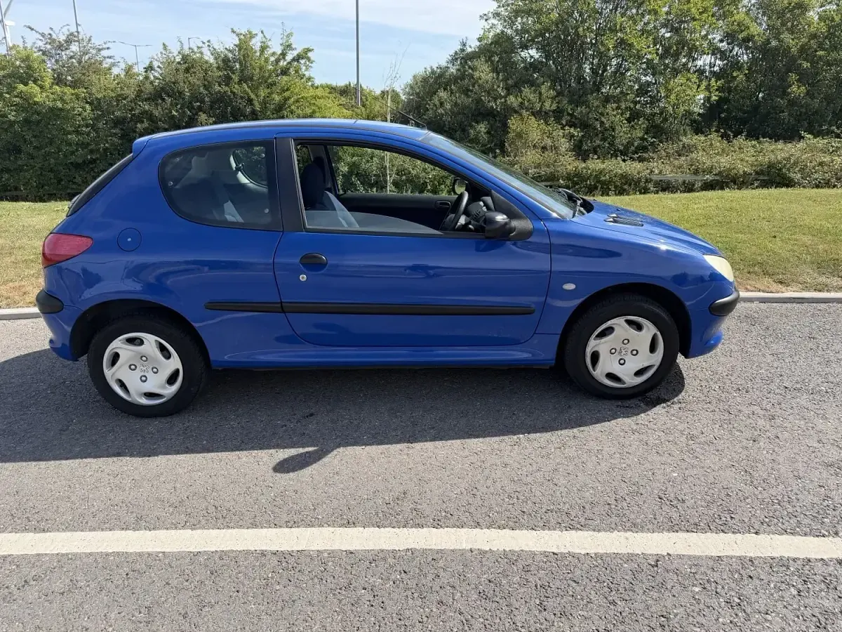 Used Peugeot 206 Style 60 HP (44 kW) 2002 Blue Hatchback