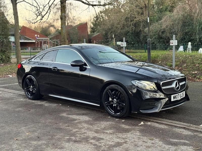 Black Used 2017 Mercedes E220 AMG line Coupe | £14,695 (Fair price) - Image 1/4