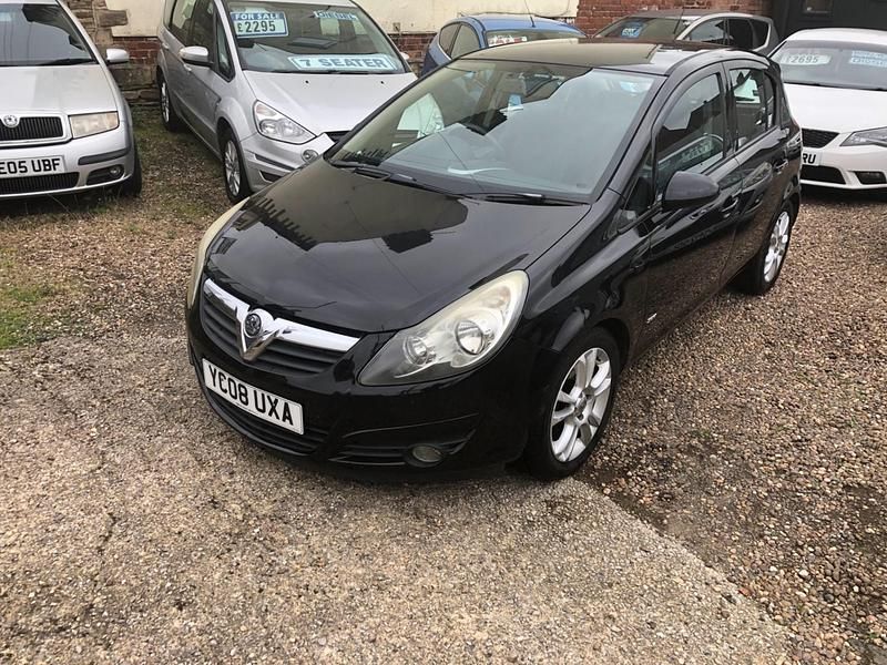Black Used 2008 Vauxhall Corsa Hatchback | £995 (Fair price) - Image 1/4