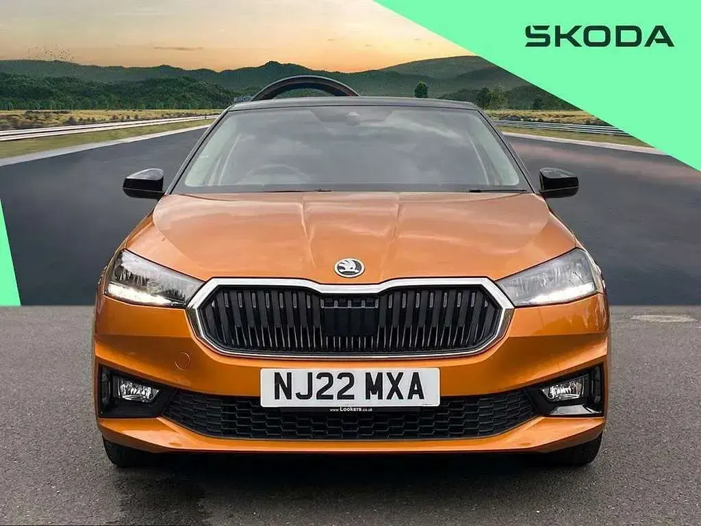 Used Skoda Fabia Colour Edition 95 HP (69 kW) 2022 Orange Hatchback