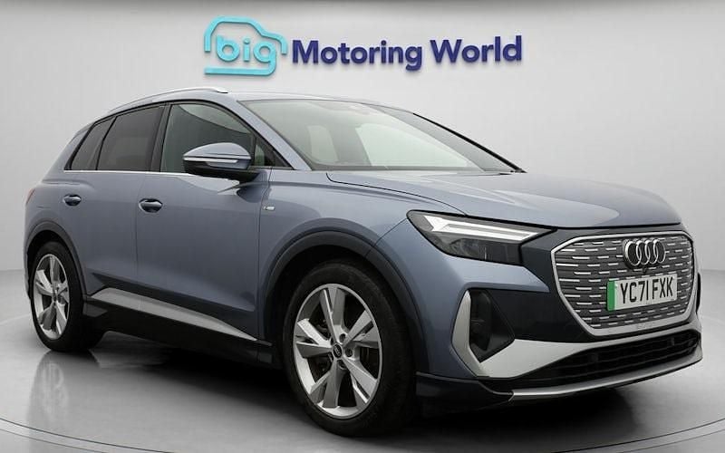 Used 2023 Audi Q4 e-tron S-Line SUV | £23,000 (Good price) - Image 1/4