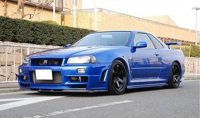 Used Nissan Skyline GT 2001 Blue Coupe