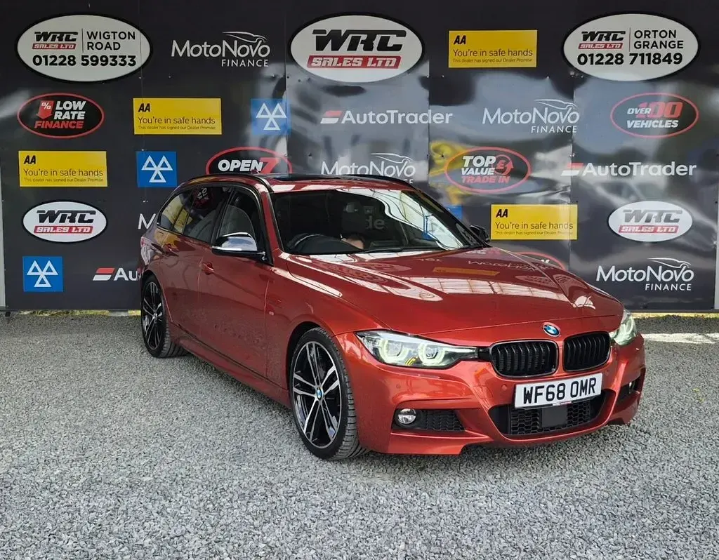 Used BMW 320 M Sport 190 HP (139 kW) 2018 Orange Estate