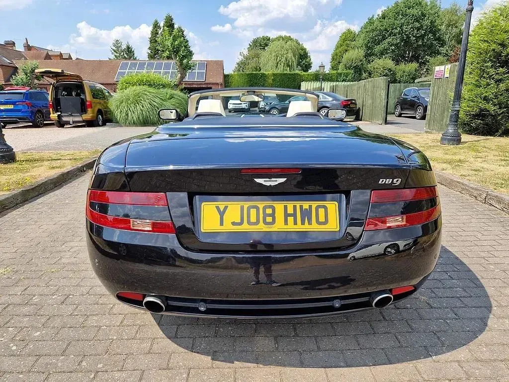 Used Aston Martin DB9 456 HP (335 kW) 2008 Black Cabriolet