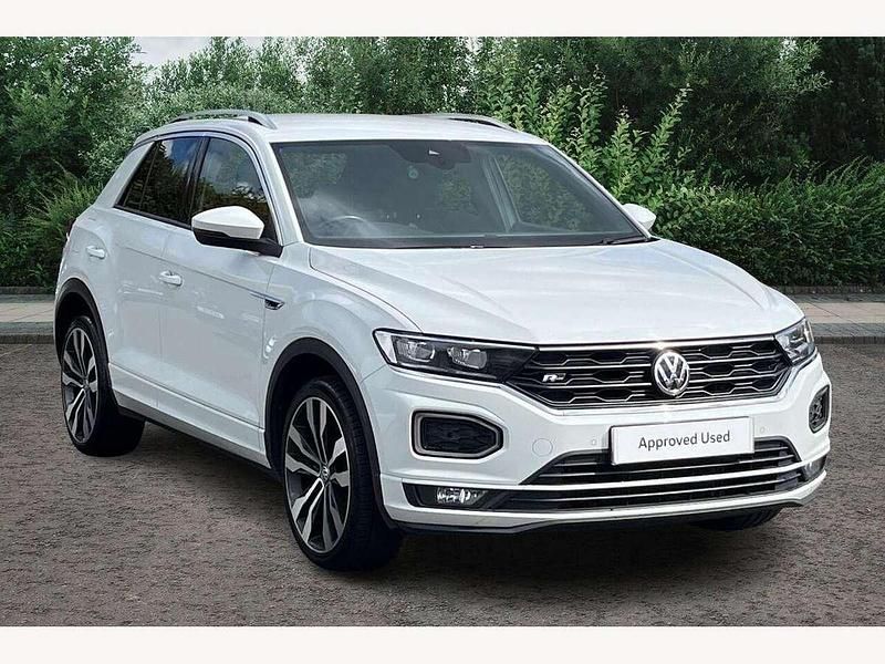 Pure white Used 2019 VW T-Roc R-line SUV | £17,995 (Fair price) - Image 1/3