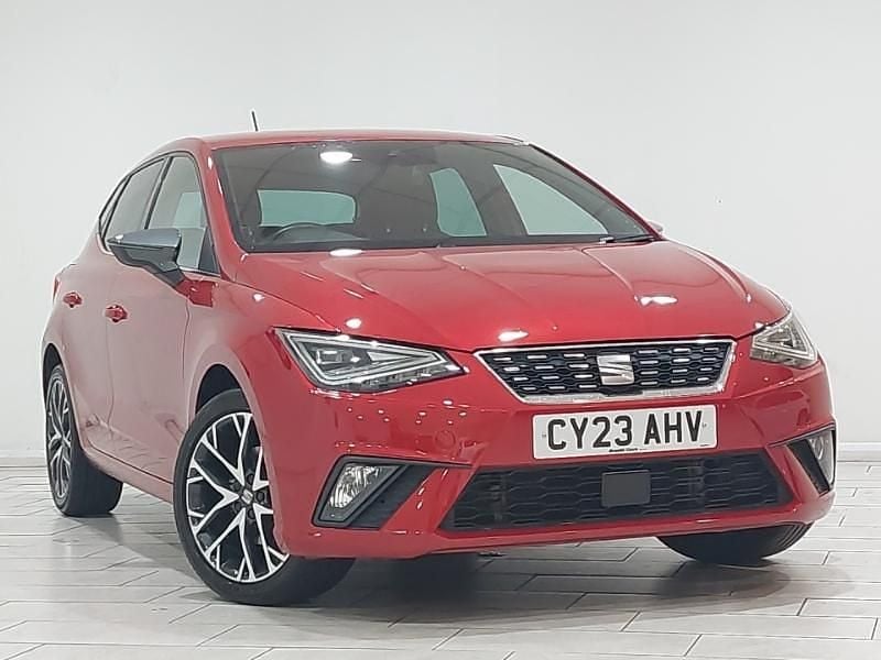 Red Used 2023 Seat Ibiza XCELLENCE Hatchback | £16,498 (Fair price) - Image 1/4