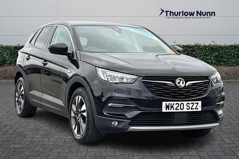Used Vauxhall Grandland X SRi 130 HP (95 kW) 2020 Black SUV