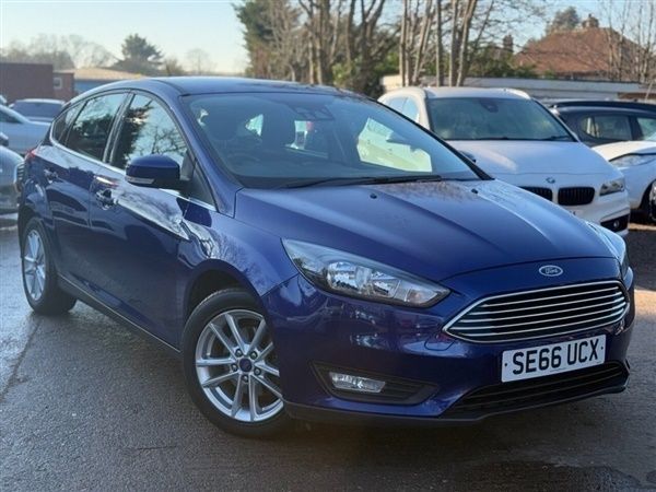 Blue Used 2017 Ford Focus Zetec Hatchback | £7,995 (Fair price) - Image 1/1