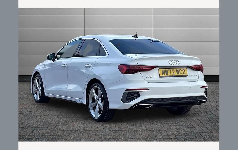 Used Audi A3 S-Line 110 HP (80 kW) 2022 White Sedan