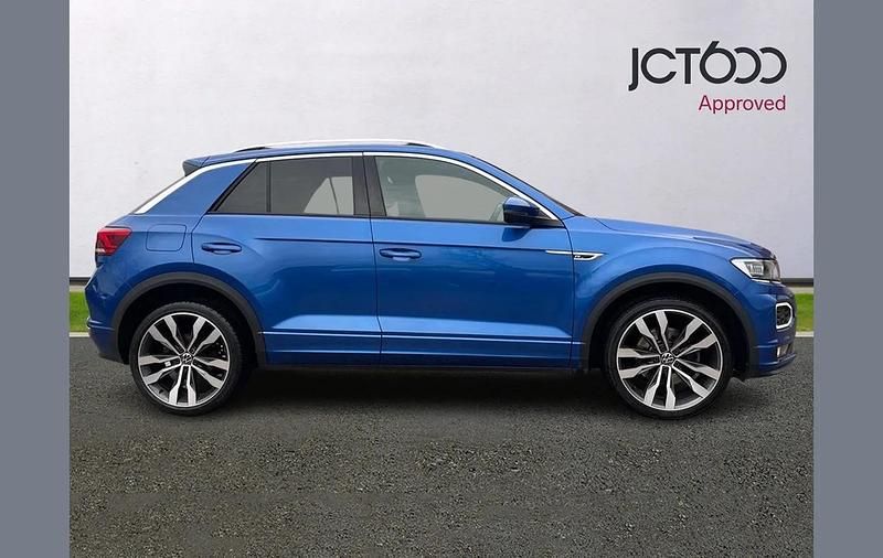 Used VW T-Roc R-line 150 HP (110 kW) 2021 Blue SUV
