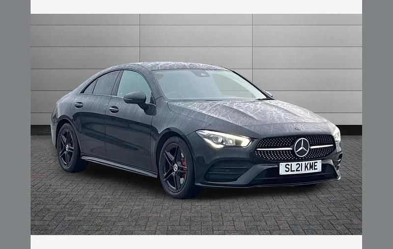 Used Mercedes CLA250 AMG line 224 HP (164 kW) 2021 Cosmos black Sedan