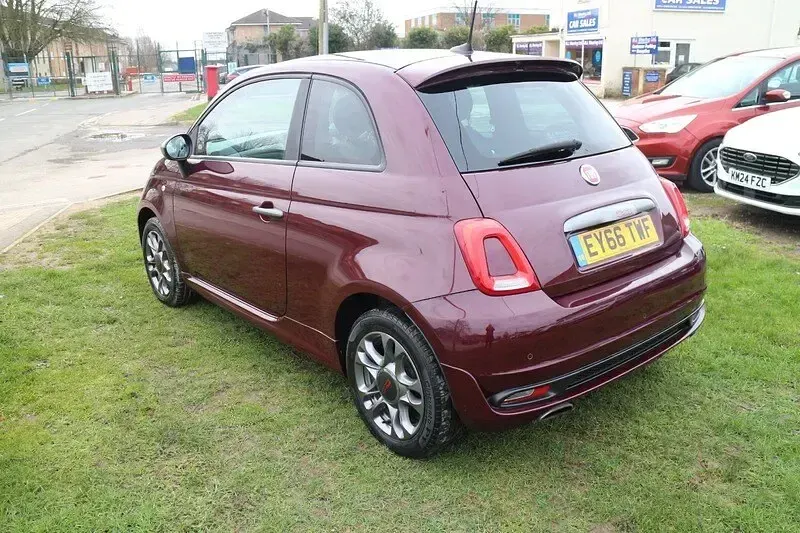 Used Fiat 500S S 2016 Red Hatchback