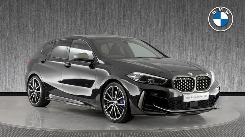 Black Used 2022 BMW M135 Shadowline Hatchback | £27,999 (Fair price) - Image 1/4