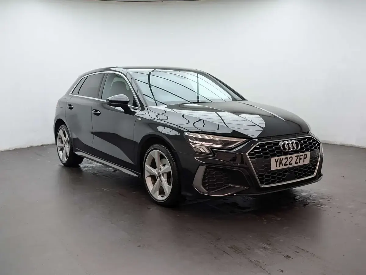 Used Audi A3 Sportback e-tron S-Line 2022 Black Hatchback