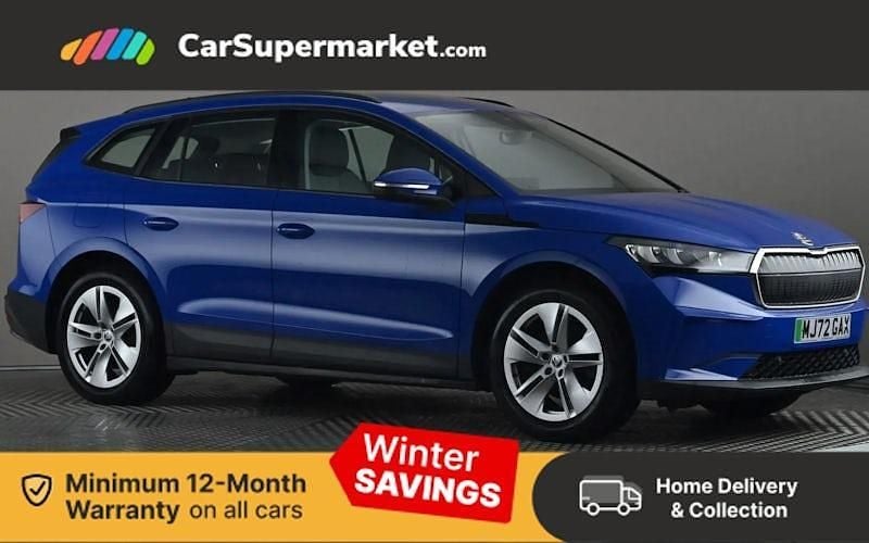Blue Used 2022 Skoda Enyaq iV ecoSuite SUV | £14,997 (Fair price) - Image 1/3