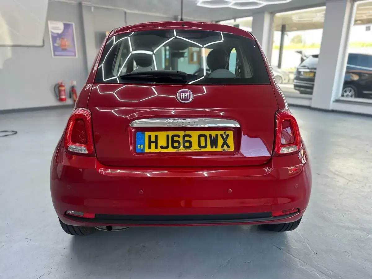 Used Fiat 500 Pop Star 69 HP (50 kW) 2016 Red Hatchback