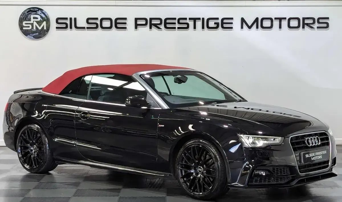 Used Audi A5 Cabriolet S-Line 2016 Black Cabriolet