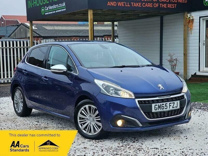 Used Peugeot 208 Allure 2015 Blue Hatchback