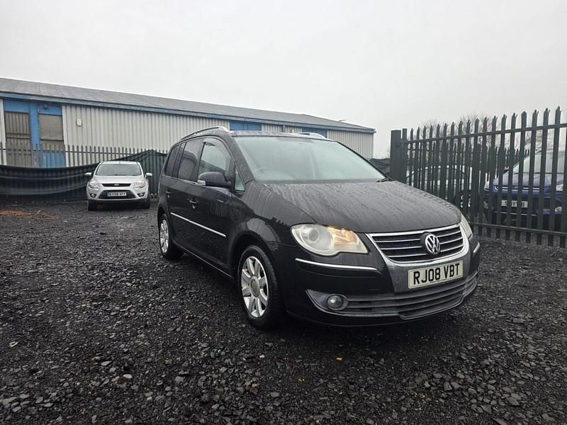Black Used 2008 VW Touran Sportline MPV | £2,499 (Fair price) - Image 1/4