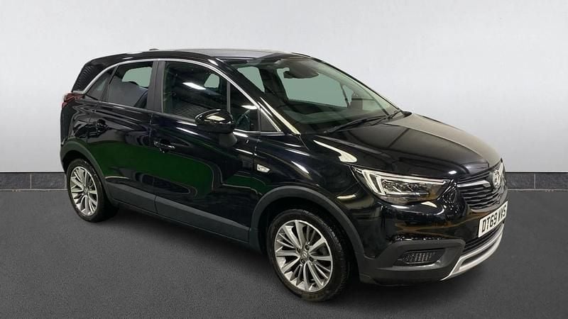 Used Vauxhall Crossland X SRi 83 HP (61 kW) 2020 Black SUV