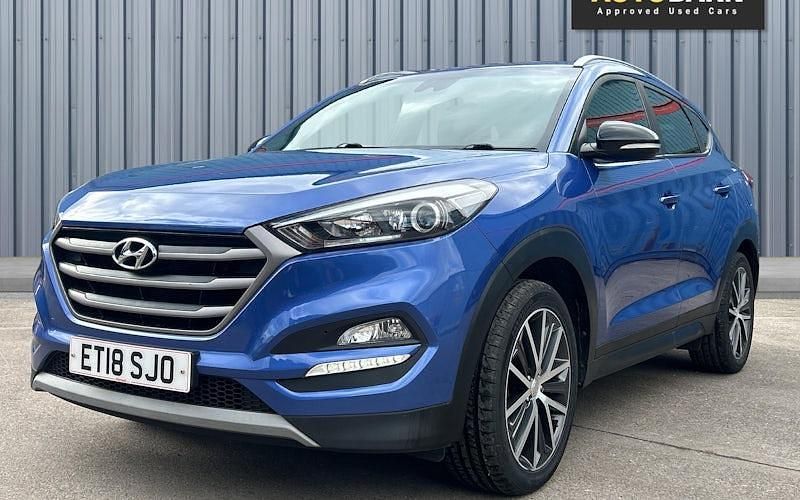 Used Hyundai Tucson GO! 116 HP (85 kW) 2018 Blue SUV