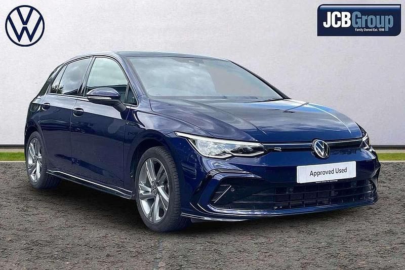 Blue Used 2022 VW Golf VIII R-line Hatchback | £20,995 (Fair price) - Image 1/4