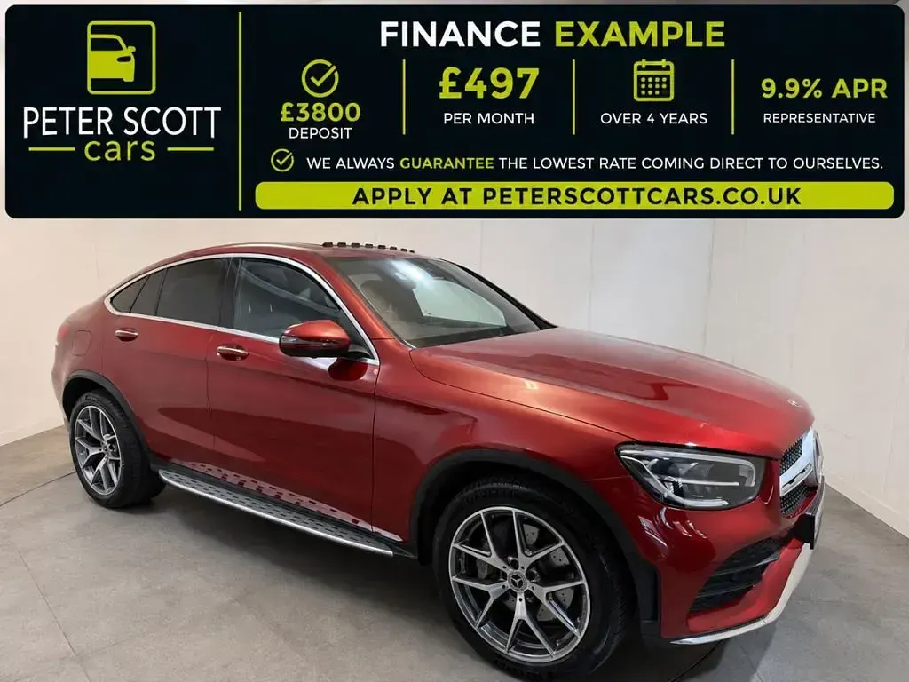 Used Mercedes GLC300e AMG line 2021 Red SUV