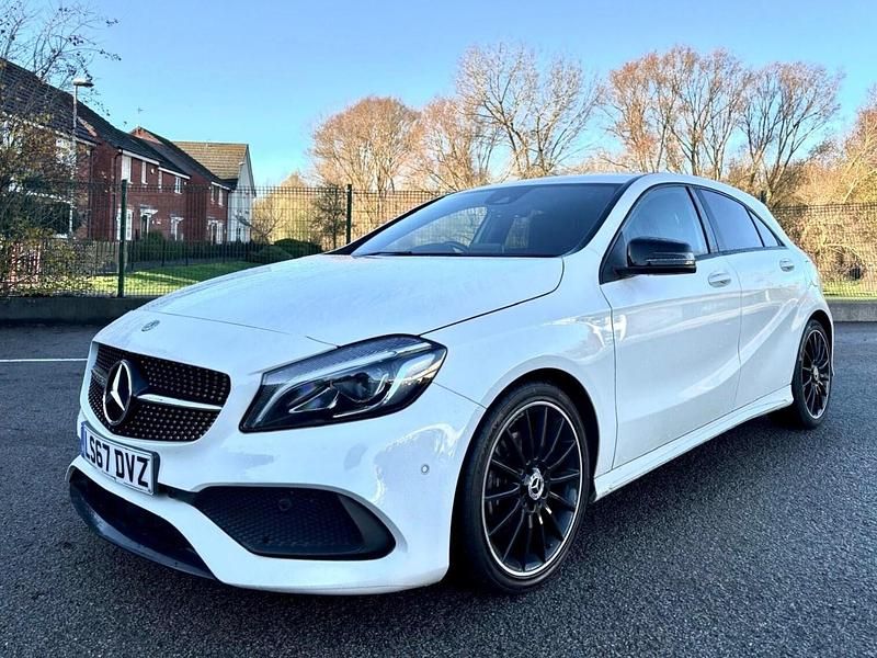 White Used 2017 Mercedes A180 AMG Line Premium Hatchback | £13,499 (Fair price) - Image 1/3