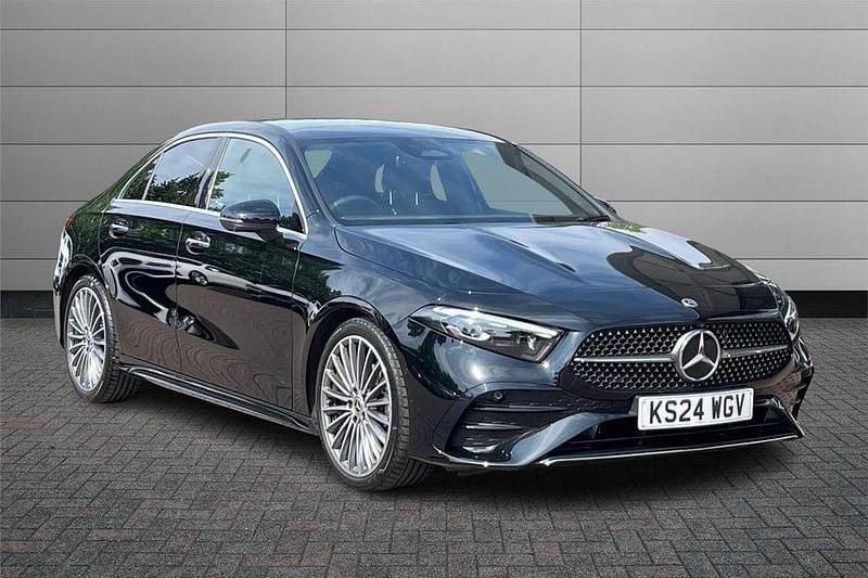 Black Used 2024 Mercedes A200 AMG Line Premium Plus Sedan | £28,695 (A bit pricey) - Image 1/4