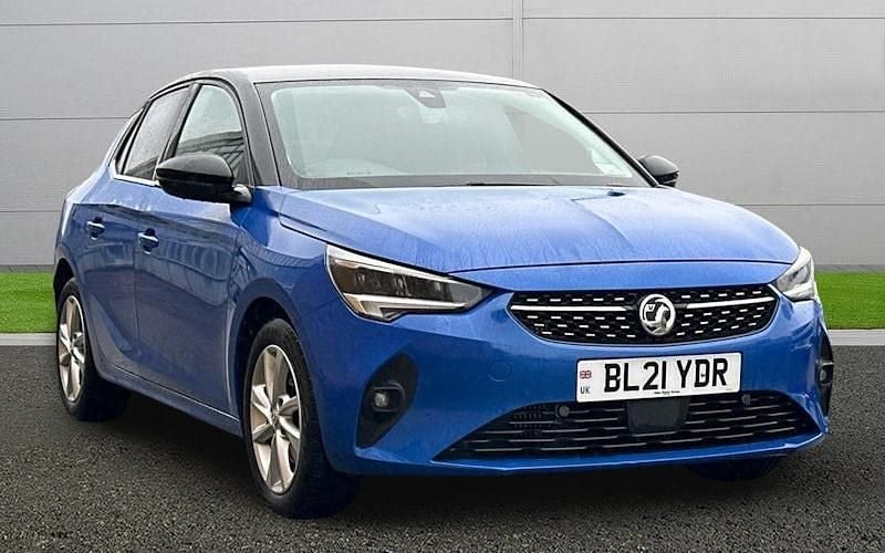 Used Vauxhall Corsa Elite 101 HP (74 kW) 2021 Blue Hatchback