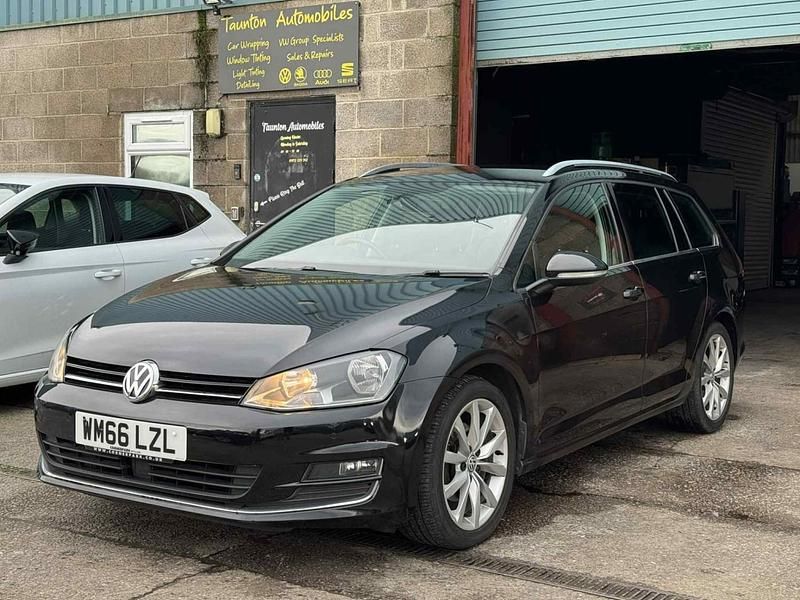 Black Used 2017 VW Golf VII GT Estate | £5,795 (Fair price) - Image 1/4