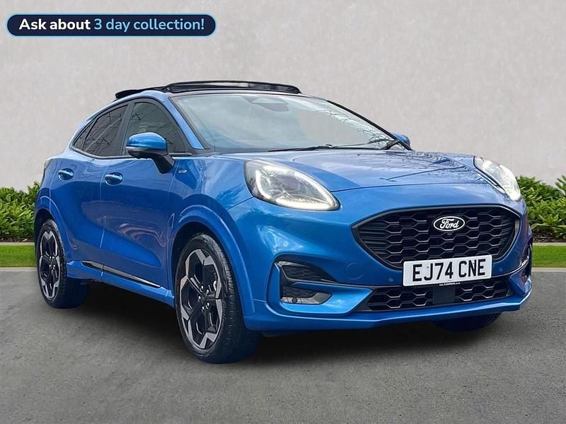 Blue Used 2024 Ford Puma ST-Line X Hatchback | £20,350 (Expensive) - Image 1/2