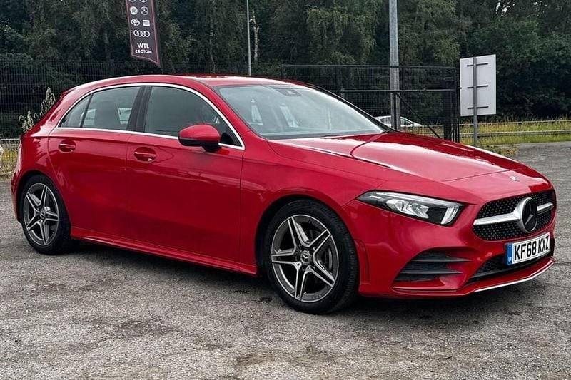 Red Used 2019 Mercedes A180 AMG line Hatchback | £12,995 (Fair price) - Image 1/1