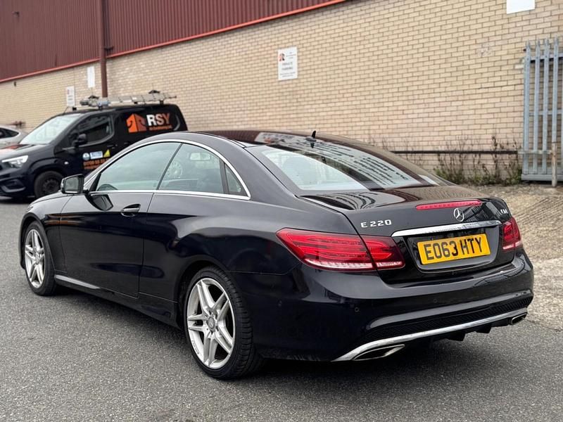 Used Mercedes E220 AMG 170 HP (125 kW) 2013 Black Coupe