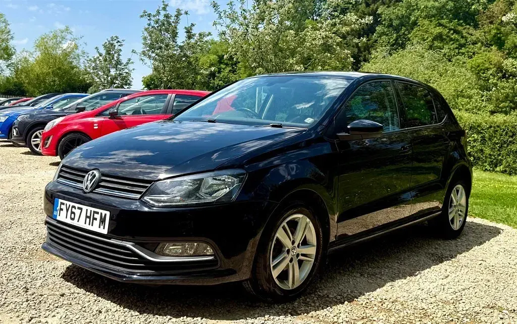 Used VW Polo Edition 90 HP (66 kW) 2017 Black Hatchback